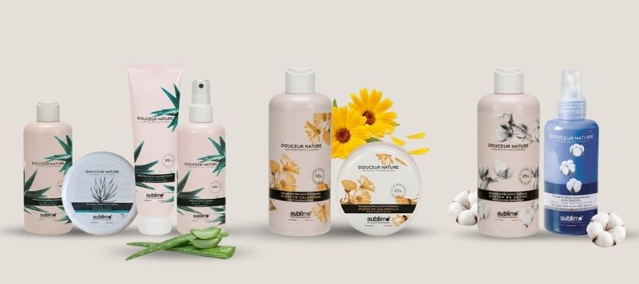 Routines SUBLIMO Douceur Nature pour cheveux bouclés, abîmés et blonds